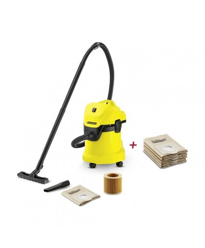 Karcher WD 3 + фильтр-мешки