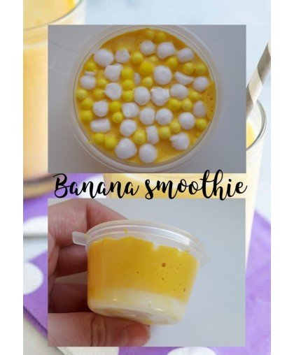 Игрушка слайм Banana Smoothie, 150 ml