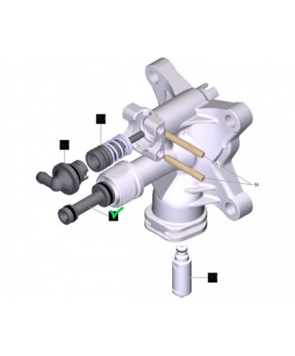 Инжектор химии, сопло вентури TPump для K 5 WCM, Karcher 9.013-794.3