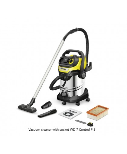 Хозяйственный пылесос с розеткой WD 7 Control P S 30/6/35/T Karcher 1.628-385.0