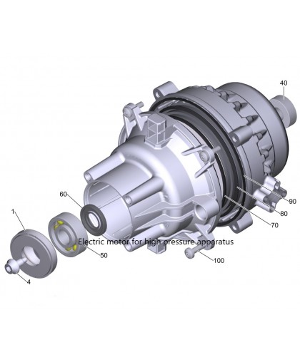 Мотор, двигатель H65 M1100 WCM 3.5 для K 4 Compact, 9.002-628.0 Karcher 9.013-800.3