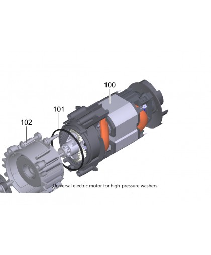Мотор UM76/30/0,8-230-G2/2 для мойки K 3 Power Control - K 3 Premium, Karcher 6.613-618.3