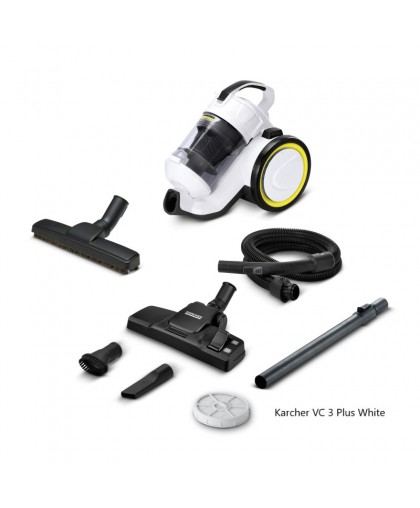 Пылесос с контейнером Karcher VC 3 Plus White + насадка для паркета