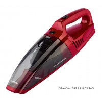 Ручной пылесос авто/дом SilverCrest SAS 7.4 LI D3 RED (7.4 В, 2200 мАч, 22 мин, Германия) Ручной пылесос авто/дом SilverCrest SAS 7.4 LI D3 RED (7.4 В, 2200 мАч, 22 мин, Германия)