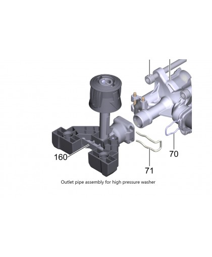Выходной патрубок QC T-Pump для моек K 4 - K 5, Karcher 9.013-925.3