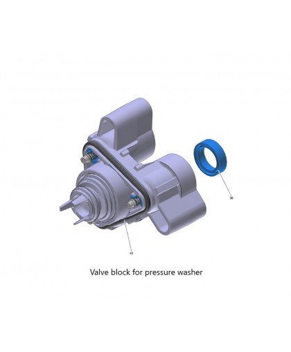 Блок клапанов ALu для минимойки K 5 Classic, Karcher 4.550-056.3
