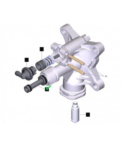Инжектор химии, сопло вентури TPump для K 5 WCM, Karcher 9.013-794.3
