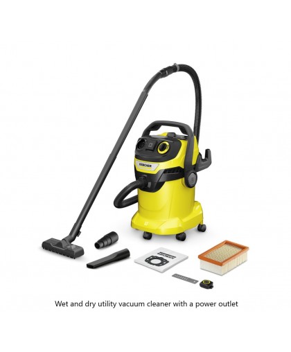 Хозяйственный пылесос с розеткой Karcher WD 5 Control P 25/5/22, 1.628-317.0