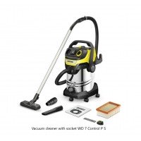 Хозяйственный пылесос с розеткой WD 7 Control P S 30/6/35/T Karcher 1.628-385.0 Хозяйственный пылесос с розеткой WD 7 Control P S 30/6/35/T Karcher 1.628-385.0