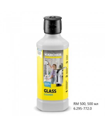 Концентрат чистящего средства для стекол RM 500, WV, 0,5л, Karcher 6.295-772.0