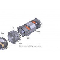 Мотор UM76/45/1.15-230-G2/2 для моек K 4 - K 5, Universal, Karcher 6.613-629.3