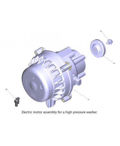 Мотор FC H70 WCM 3/3.5 для K 4 FC - K 4 PC - K 4 Premium FC/PC, Karcher 9.002-416.0
