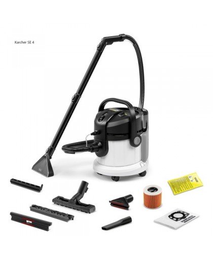 Моющий пылесос ковров/мебели Karcher SE 4 (White) 1.081-150.0 Моющий пылесос ковров/мебели Karcher SE 4 (White) 1.081-150.0