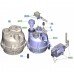 Насос в сборе E 503, SC 5, SC 5.800, SC 6.800, Karcher 4.473-024.3, помпа