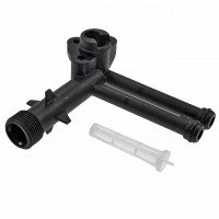 Патрубок входной водяное охлаждение K3-K5, Karcher 9.001-745, 9.037-631.0