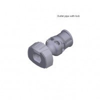 Патрубок ВД с фиксатором, K Mini, K 2 - K 3 Horizontal, Karcher 4.064-057.3