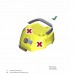 Желтая ручка корпуса пылесоса Karcher WD 2 Plus 5.628-008.3